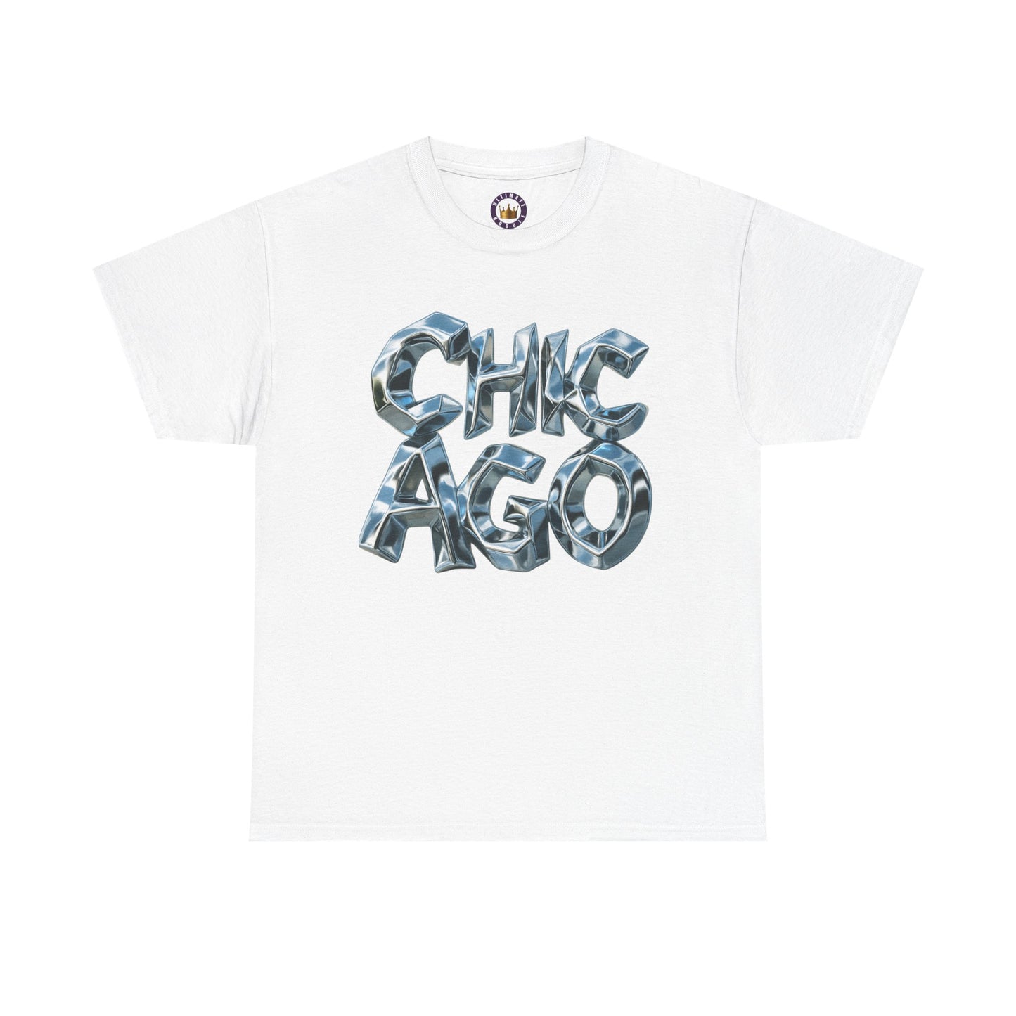 Chicago Metallic 3D Tee | Urban City Graphic T-Shirt