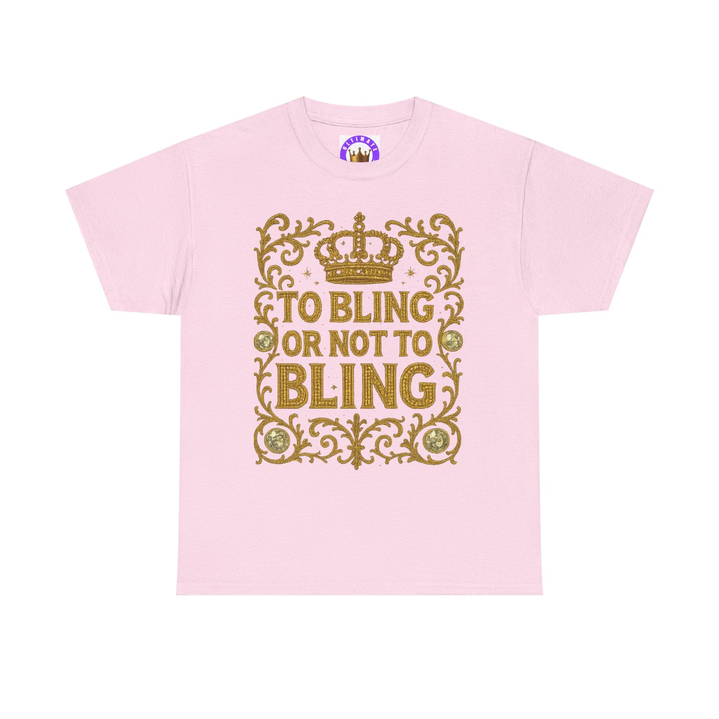 Bling Statement Tee - Perfect for Parties, Gifts, or Casual Wear, Funny Cotton T-Shirt, Holiday Gift, Unisex Style