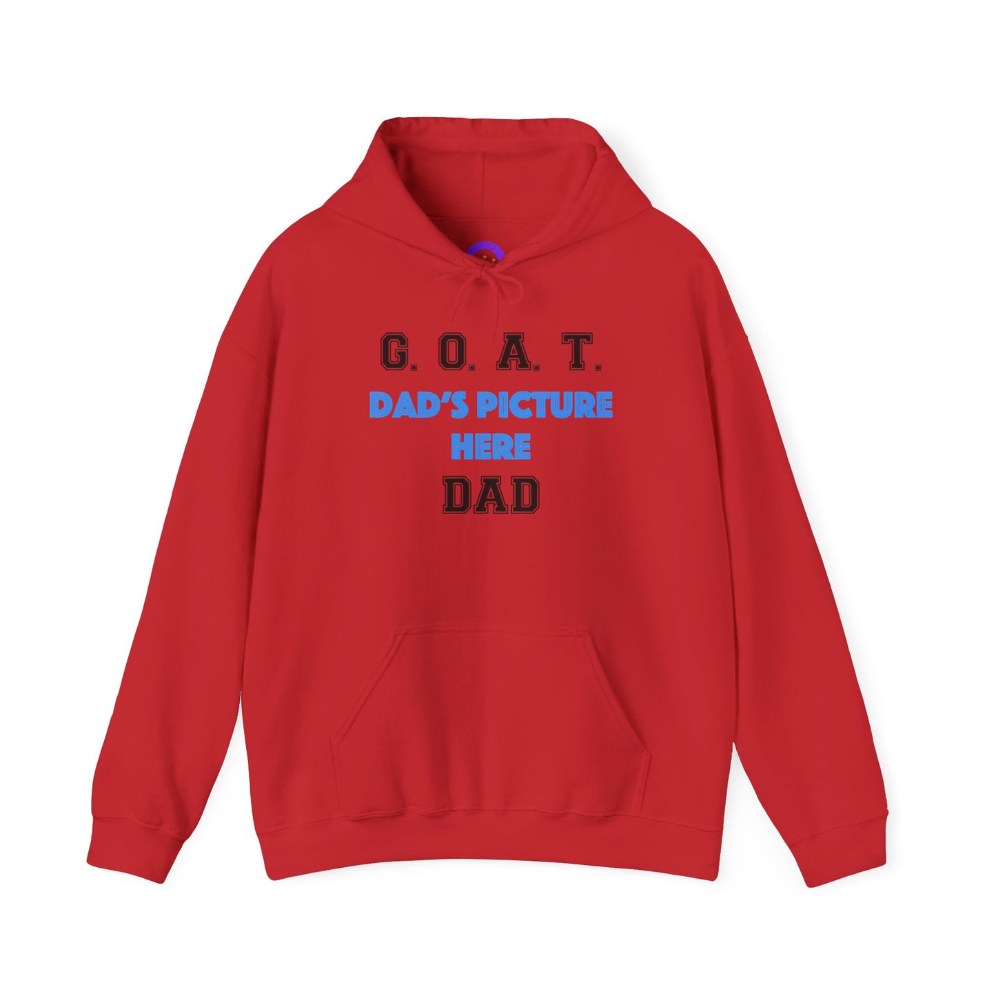G.O.A.T. DAD Customizable Hoodie | Cozy Unisex Hooded Sweatshirt