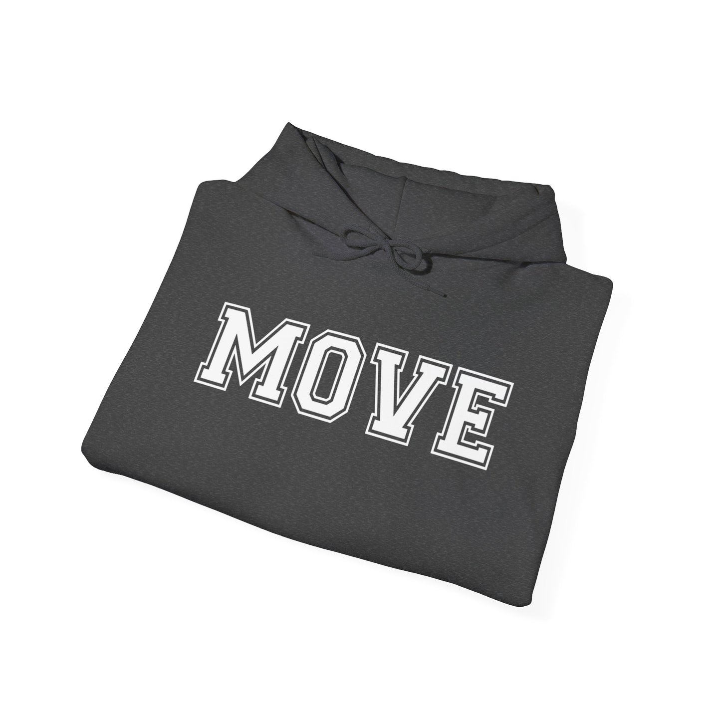 MOVE | Unisex Heavy Blend™ Hooded Sweatshirt - MOVE Design - Cozy Casual Wear, Gym Hoodie, Gift for Fitness Lovers, Relaxing Outfit