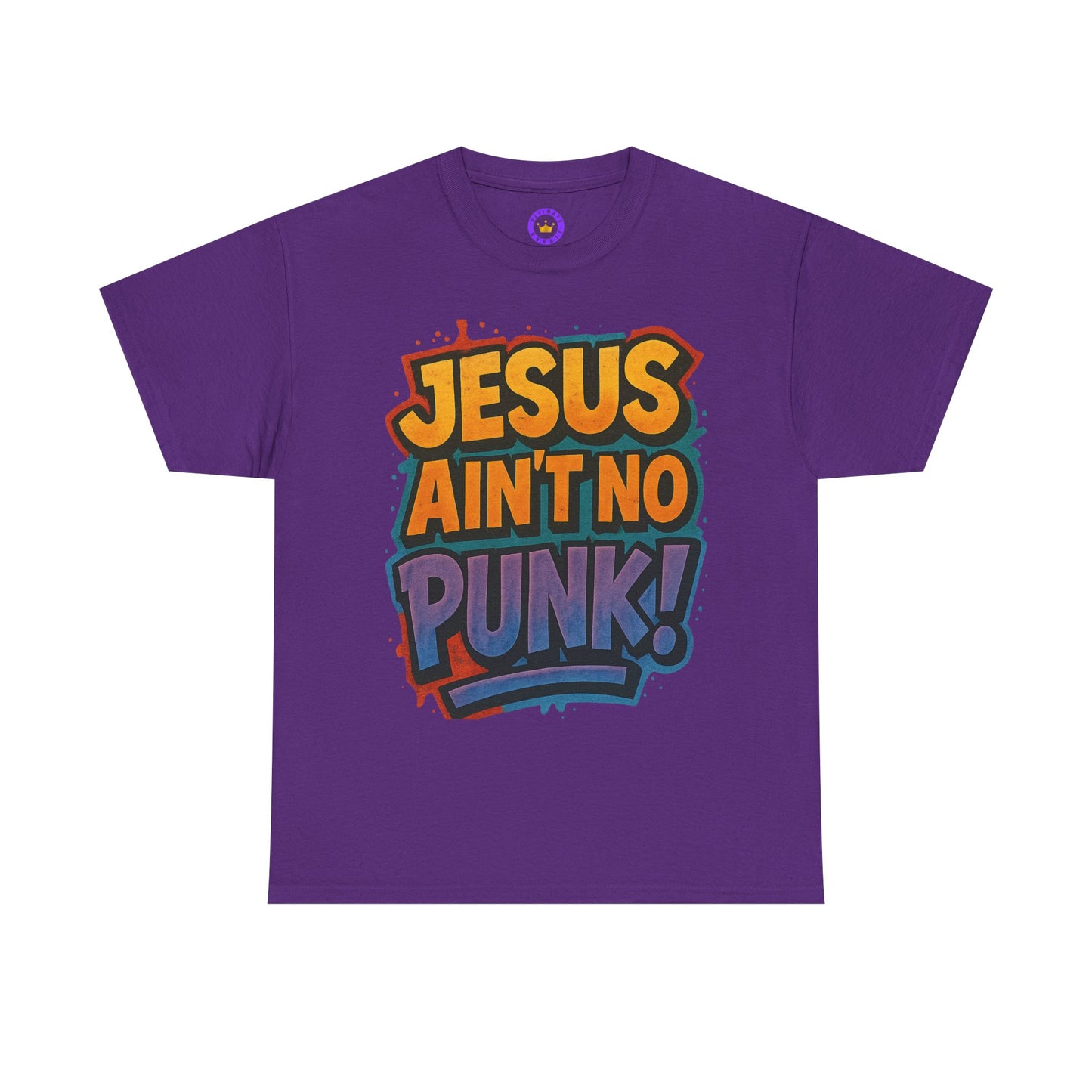 Jesus Ain't No Punk! Tee, Graphic Tee for Men, Streetwear, Casual Wear, Christian Apparel, Gift for him