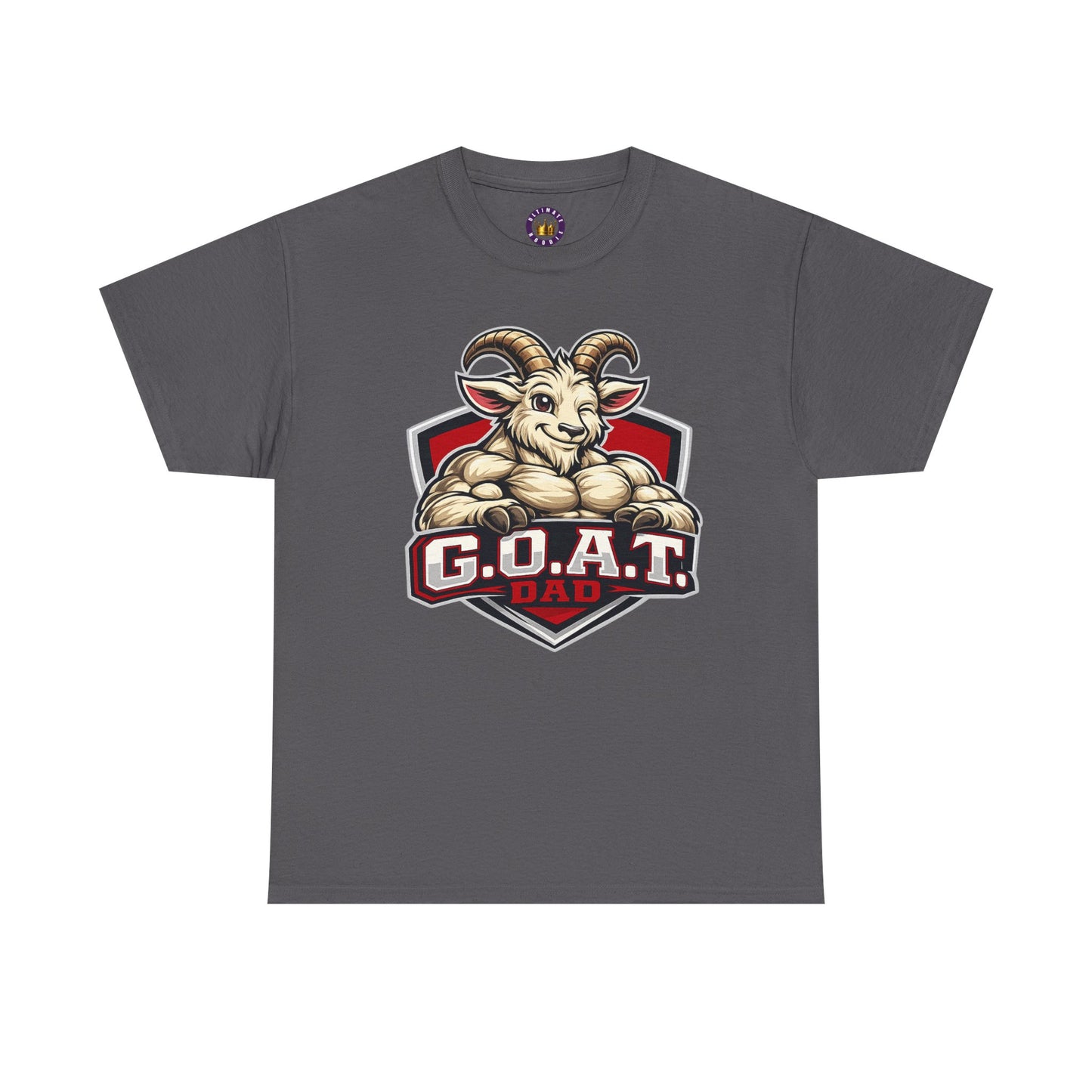 G.O.A.T. Dad T-Shirt — Funny Father’s Day Tee with Goat Mascot
