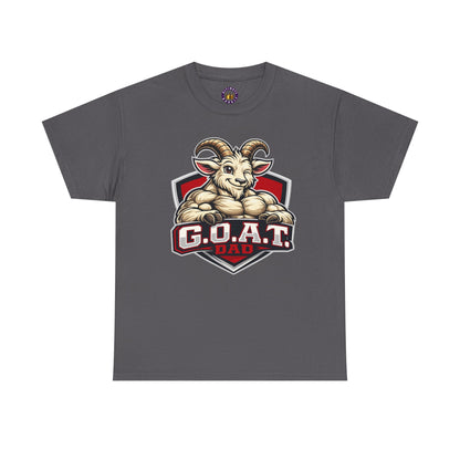 G.O.A.T. Dad T-Shirt — Funny Father’s Day Tee with Goat Mascot