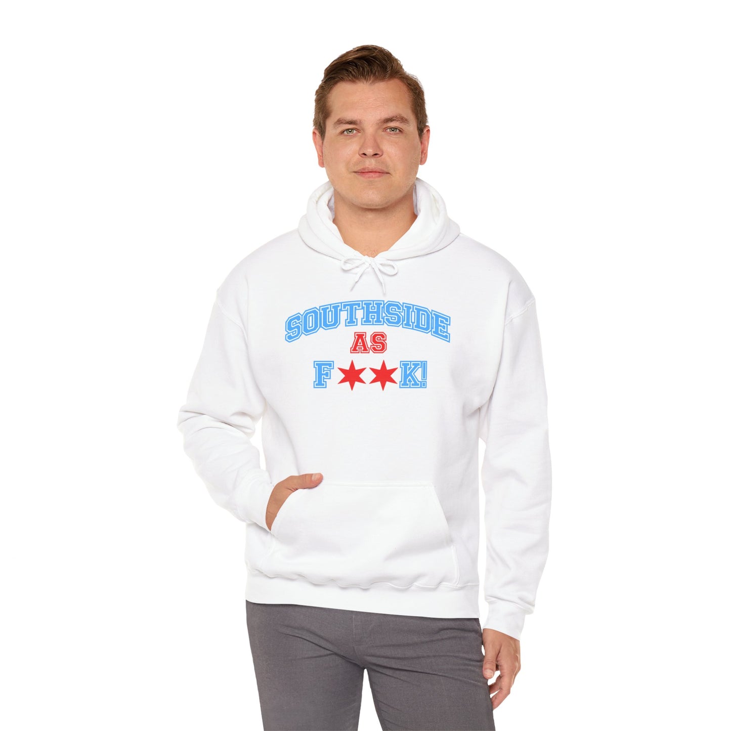 Southside As F**K! Hoodie | Chicago Flag Stars Pullover