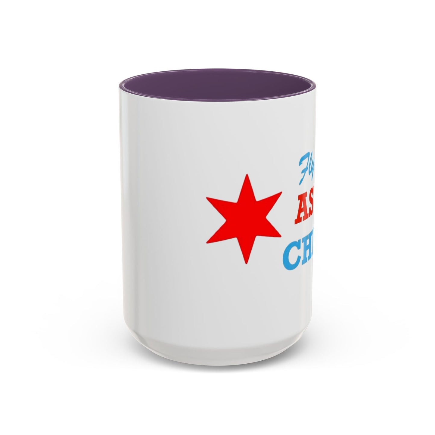 Fly As Chi Coffee Mug with Bold Typography, Perfect for Chicago Lovers, Unique Gift, Travel Mug, Fun Office Décor, Everyday Use