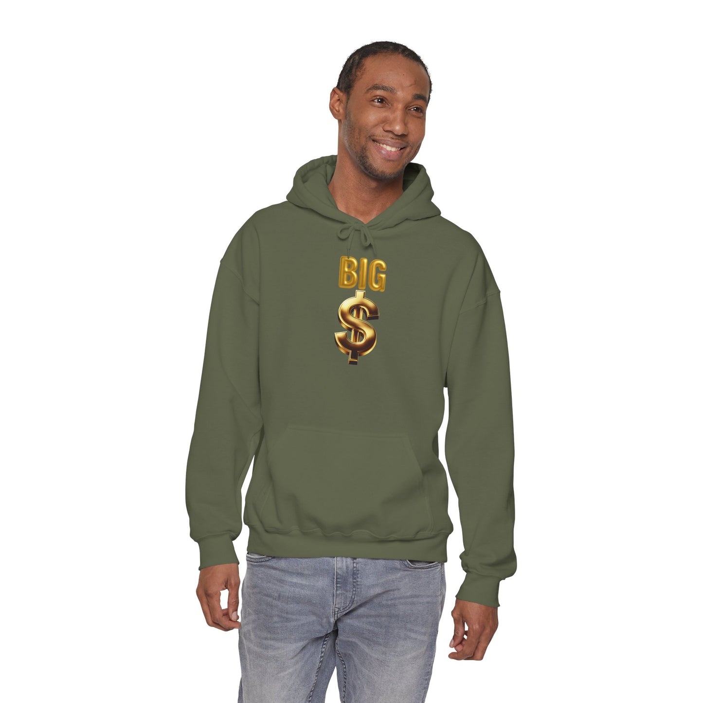 BIG MONEY HOODIE | Unisex Cozy Sweatshirt for Hustlers, Streetwear Fans, Gift for Entrepreneurs, Funny Casual Wear, Cool Fashion