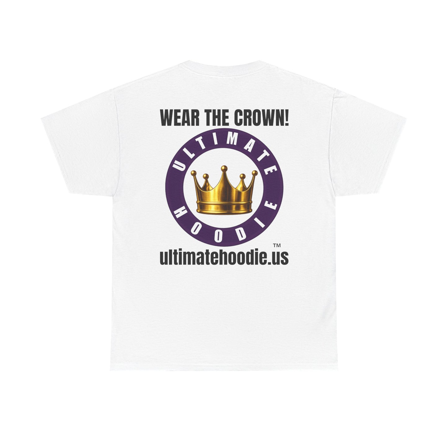 Ultimate Hoodie Crown Logo Tee with Website URL