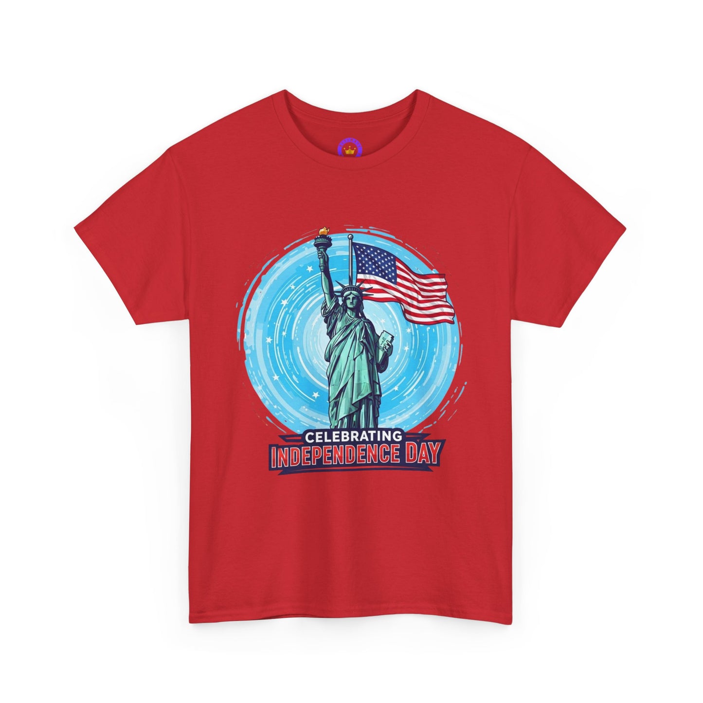 Independence Day Tee | Unisex Heavy Cotton Tee, Patriotic T-Shirt, Fourth of July Attire, Gift for Freedom Lovers