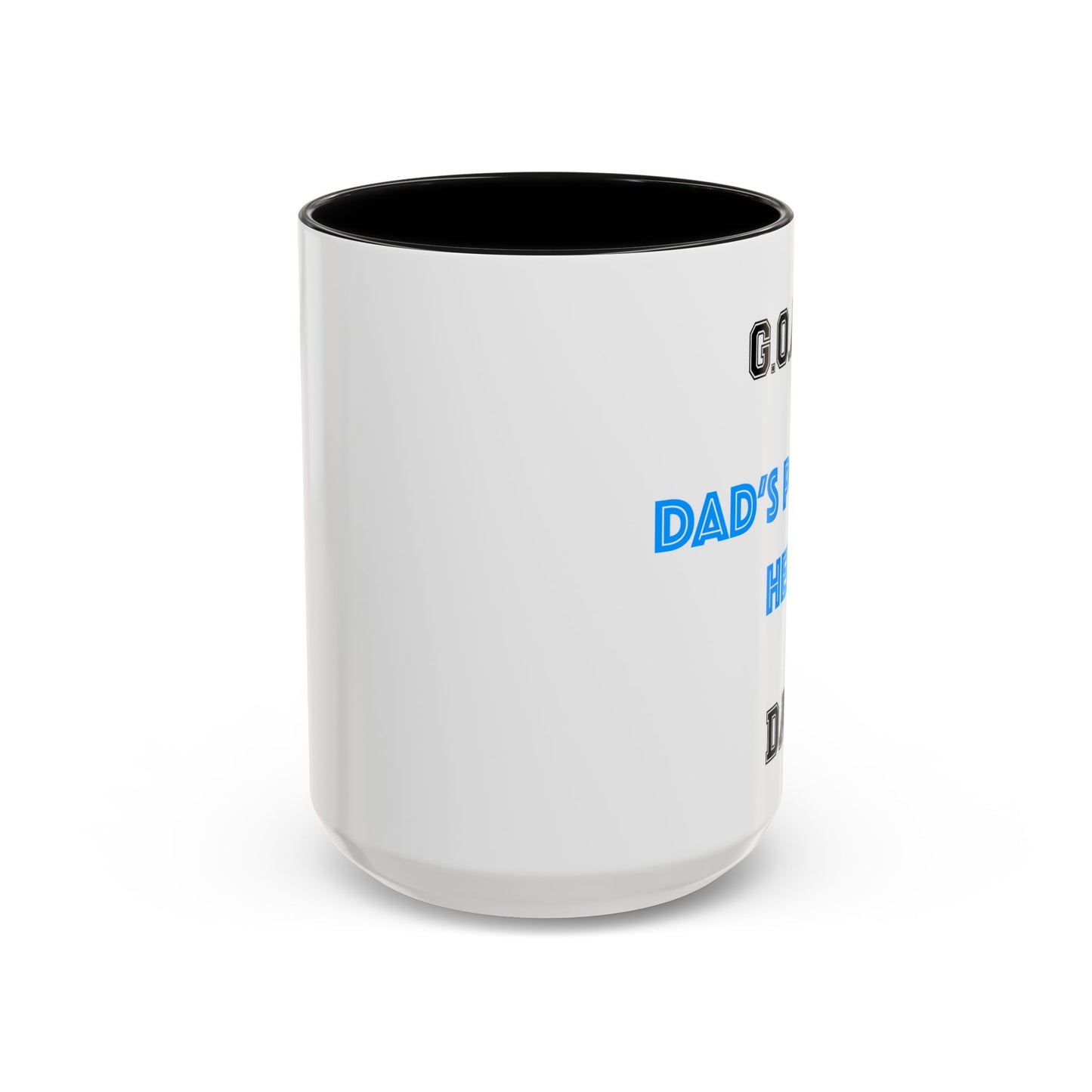 G.O.A.T. Dad Coffee Mug - Personalized Gift for Father's Day, Birthday, Coffee Lovers, Funny Dad Mug, Custom Photo Mug