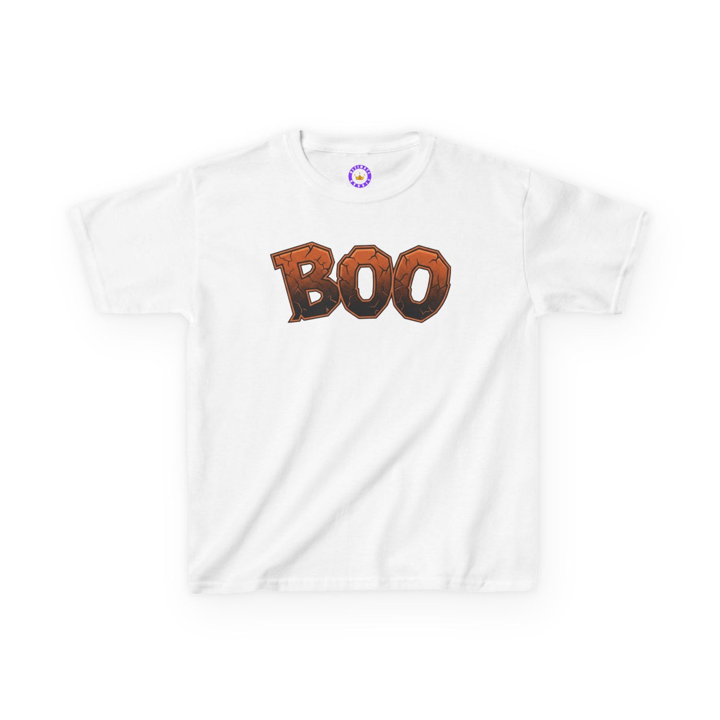 Kids Halloween 'BOO' Tee |  Cute Spooky Pumpkin Letter Graphic