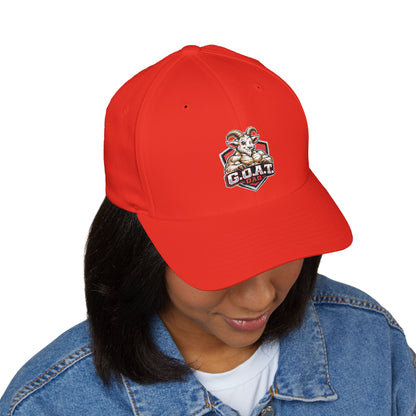GOAT DAD Embroidered Cap — Classic Structured Baseball Hat
