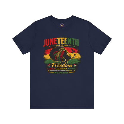 Juneteenth Freedom silhouette T-shirt | Juneteenth June 19 1865 celebration
