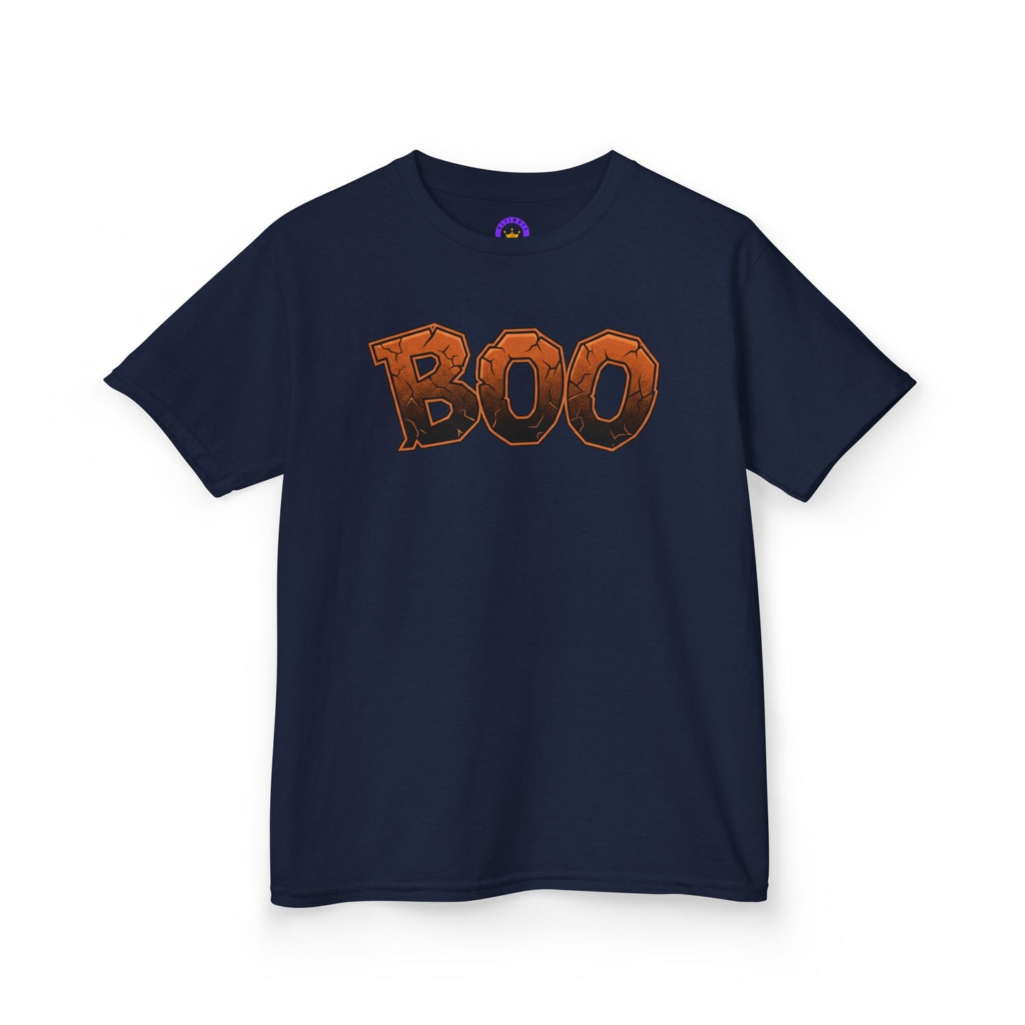 Kids Halloween 'BOO' Tee |  Cute Spooky Pumpkin Letter Graphic