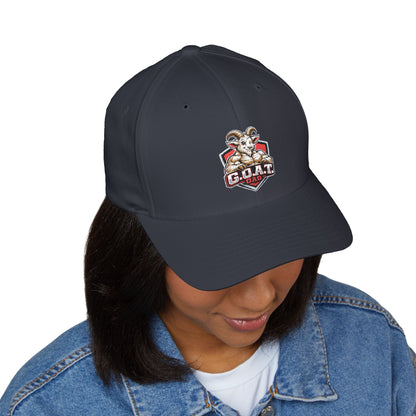 GOAT DAD Embroidered Cap — Classic Structured Baseball Hat