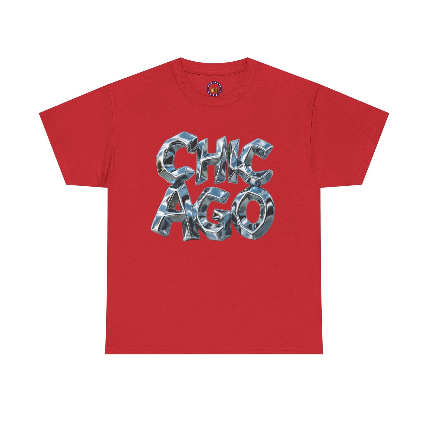 Chicago Metallic 3D Tee | Urban City Graphic T-Shirt