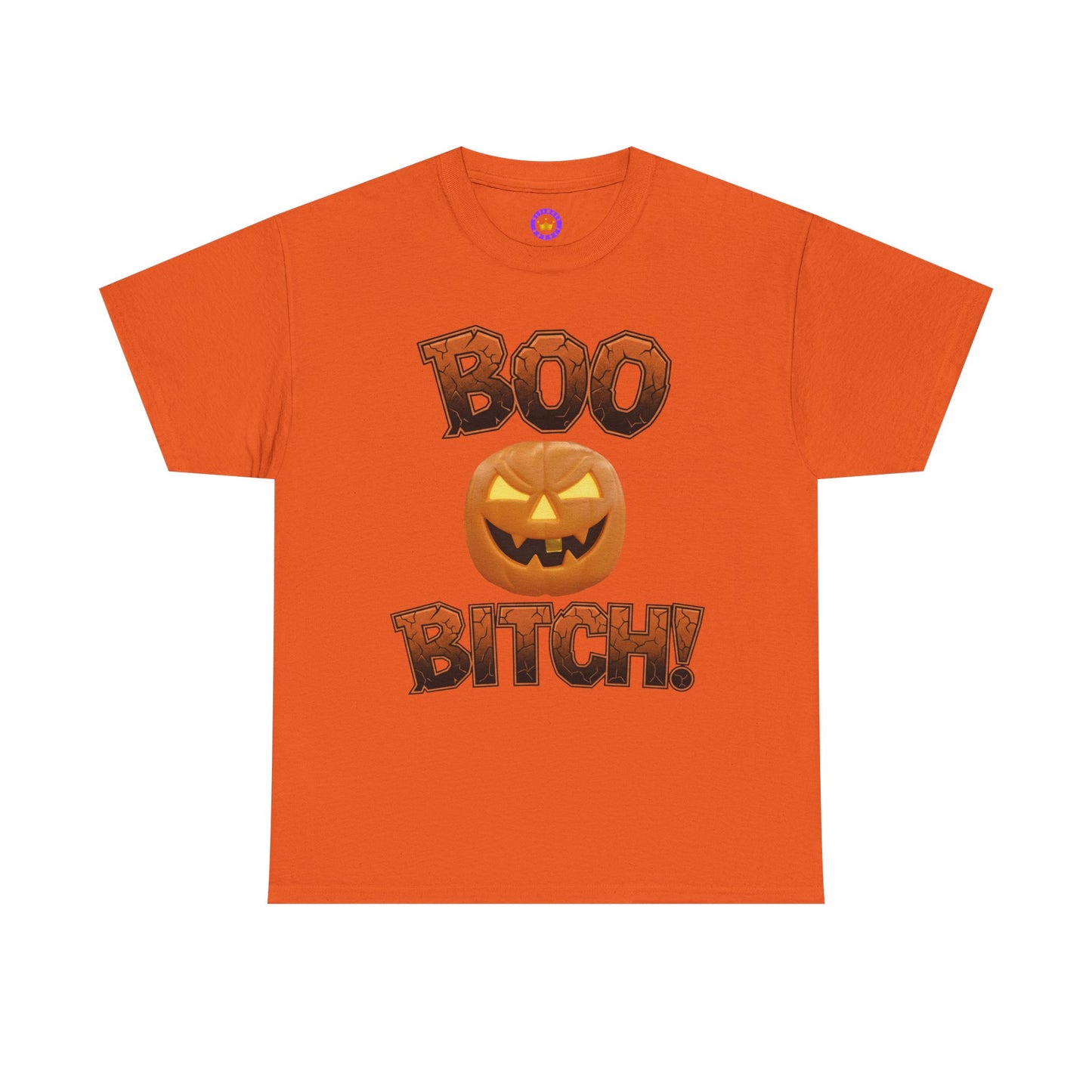 Halloween Tshirt Funny Spooky Pumpkin Face Tee Shirt Adult Apparel Costume Alternative Jack Lantern Graphic Design Cotton Fabric Boo Text