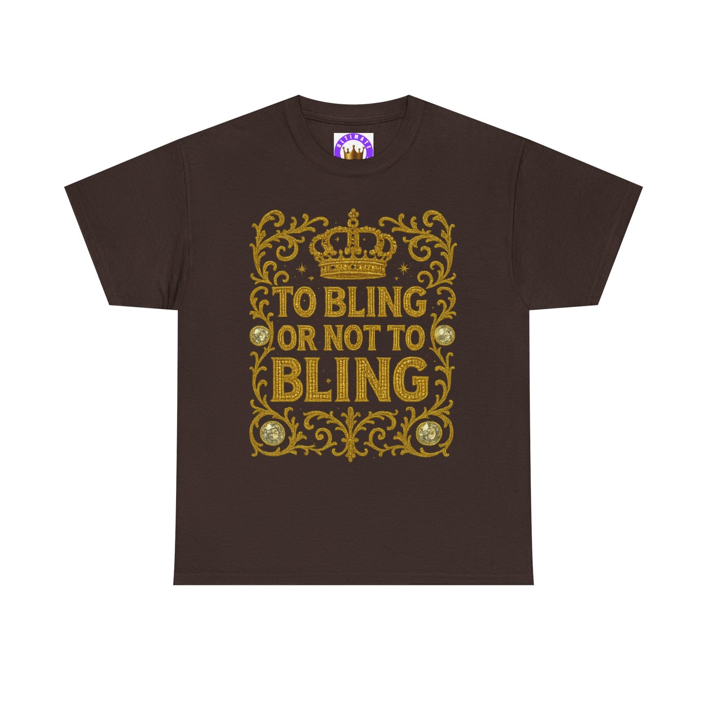 Bling Statement Tee - Perfect for Parties, Gifts, or Casual Wear, Funny Cotton T-Shirt, Holiday Gift, Unisex Style