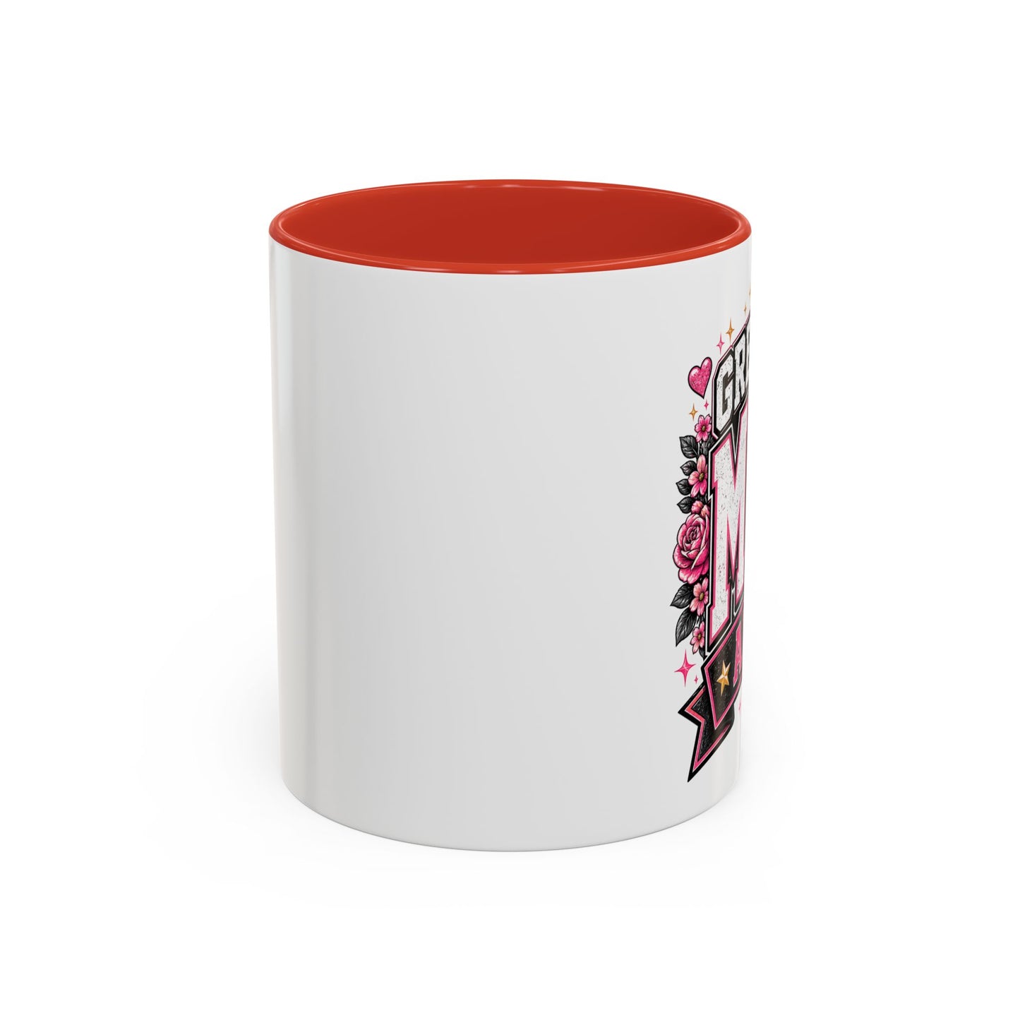 Greatest Mom Alive! - RED Accent Coffee Mug | Mother’s Day Pink Floral 11/15oz