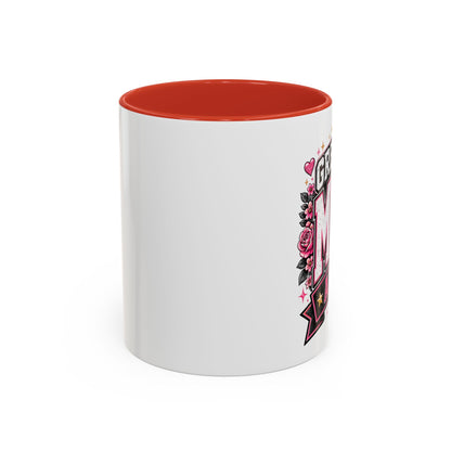 Greatest Mom Alive! - RED Accent Coffee Mug | Mother’s Day Pink Floral 11/15oz