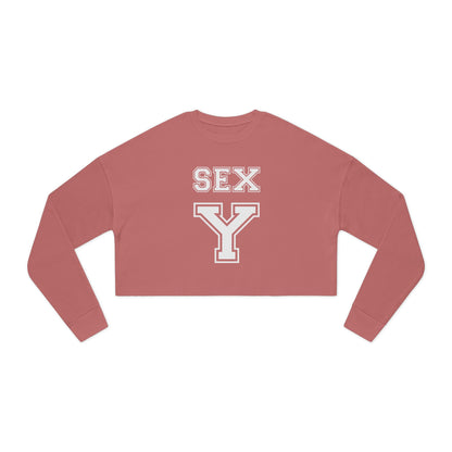 SEXY Cropped Sweatshirt  | Trendy Women's Crop Top, Casual Fashion, Gift for Her, Cute Lounge Wear, Everyday Style