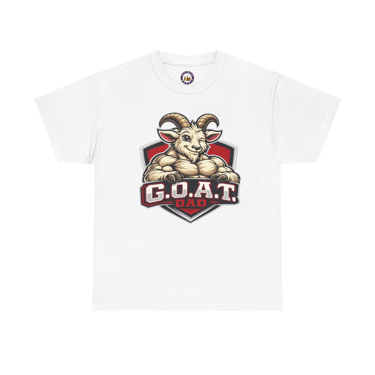 G.O.A.T. Dad T-Shirt — Funny Father’s Day Tee with Goat Mascot