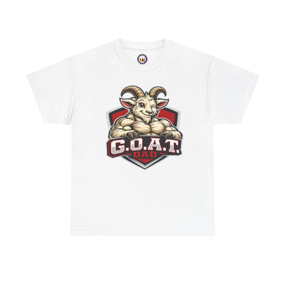 G.O.A.T. Dad T-Shirt — Funny Father’s Day Tee with Goat Mascot