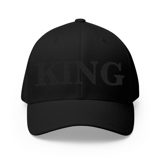 KING All Black Cap | Casual Hat, Gift for Him, Summer Accessory, Everyday Wear
