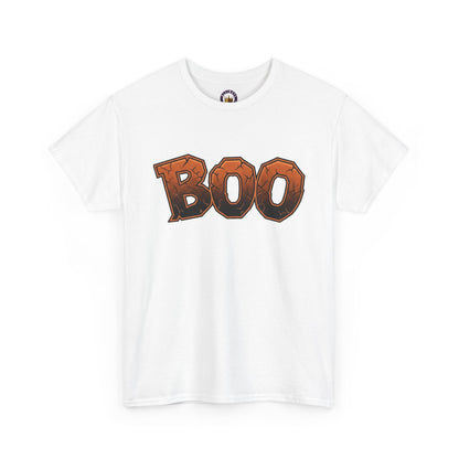 Halloween BOO Ghost Shirt | Spooky Season T-Shirt | Cute Fall Tee | Unisex Heavy Cotton Apparel | October Gift for Him Her