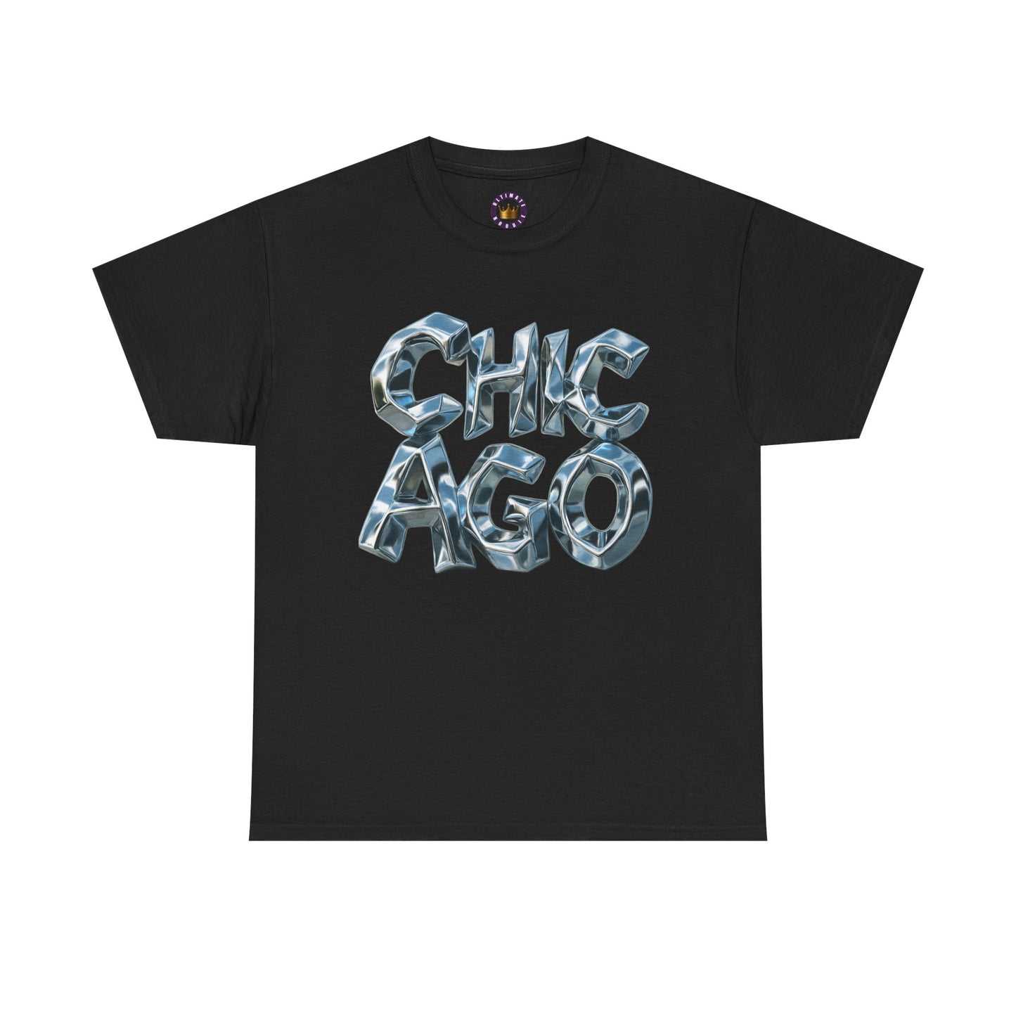 Chicago Metallic 3D Tee | Urban City Graphic T-Shirt