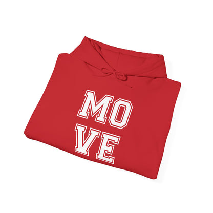 Motivational Hoodie | Unisex Heavy Blend Sweatshirt for Fitness Lovers, Gym Apparel, Gift for Athletes, Cozy Casual Wear, Move Your Body