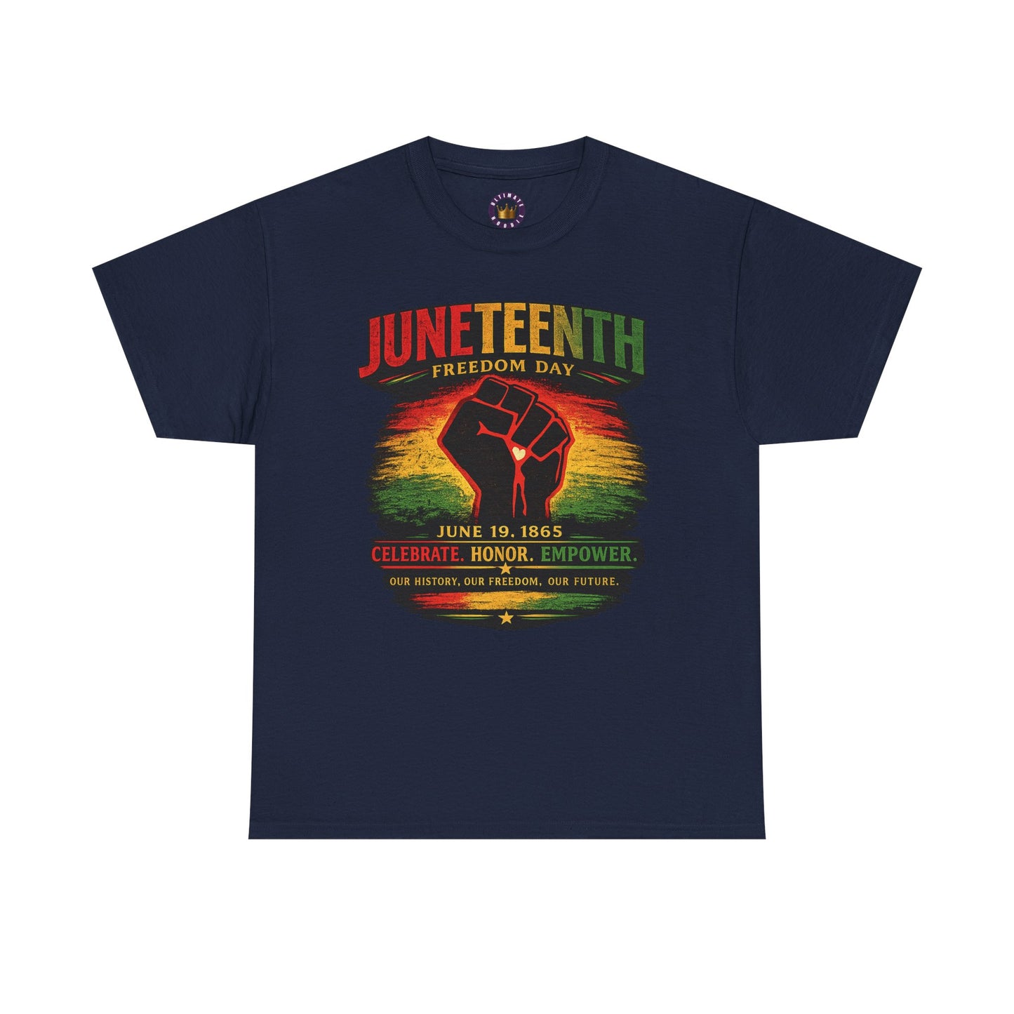 Juneteenth Freedom Day Tee — "Celebrate, Honor, Empowerment" Graphic T-Shirt