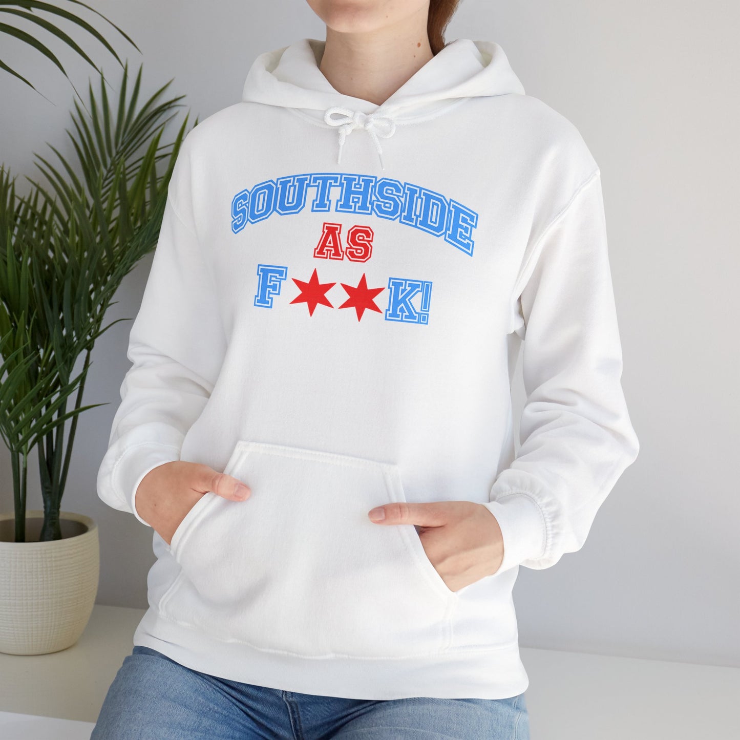 Southside As F**K! Hoodie | Chicago Flag Stars Pullover