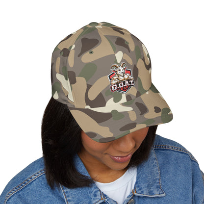 GOAT DAD Embroidered Cap — Classic Structured Baseball Hat