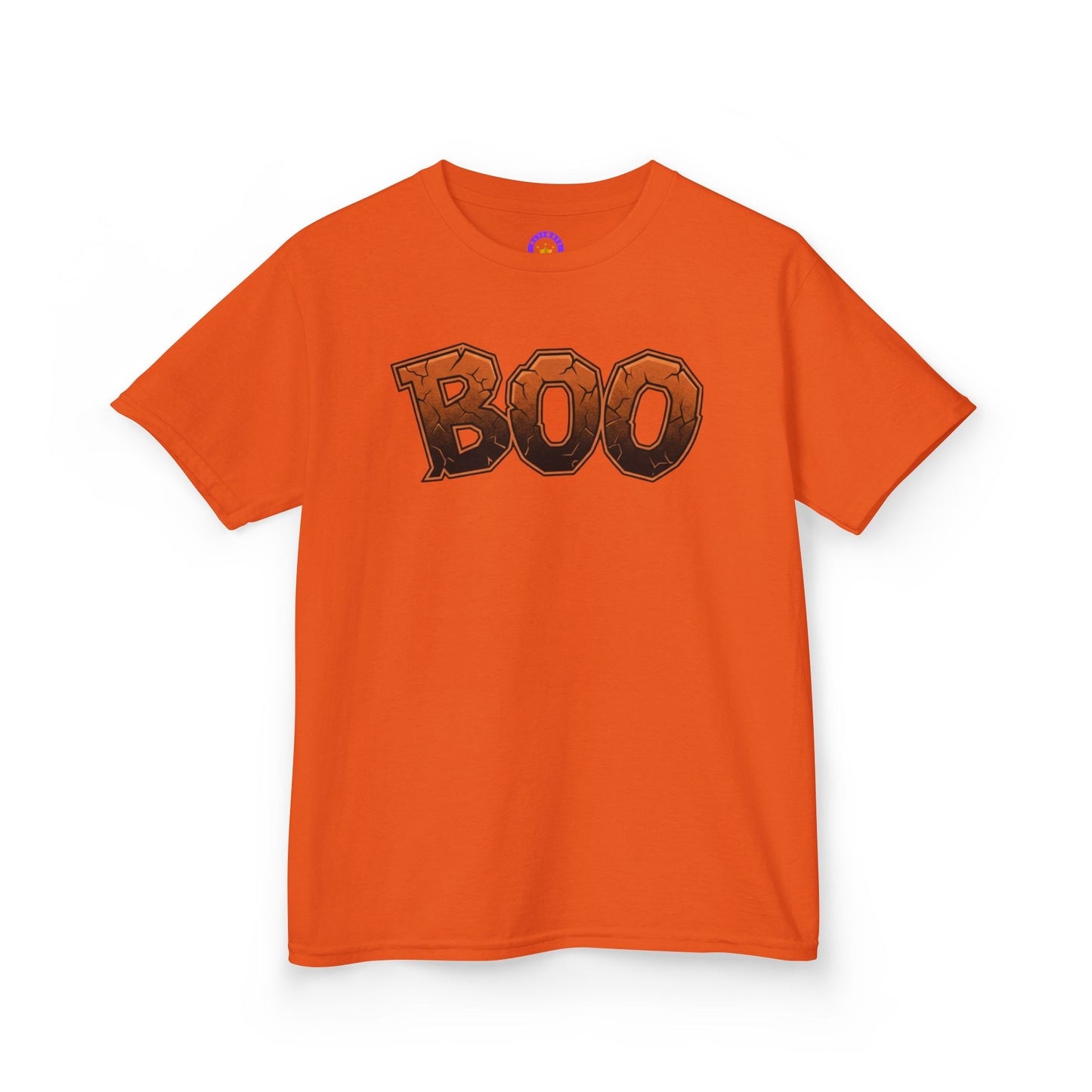 Kids Halloween 'BOO' Tee |  Cute Spooky Pumpkin Letter Graphic