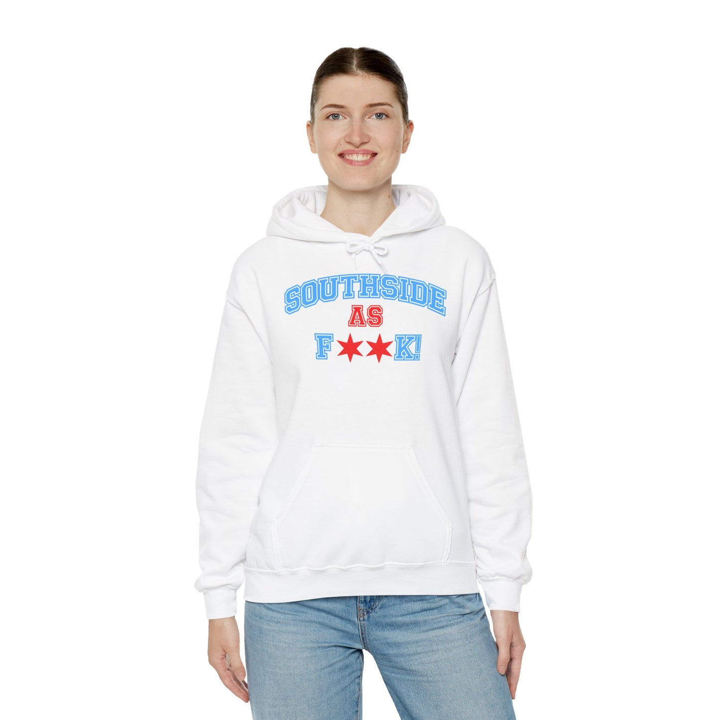 Southside As F**K! Hoodie | Chicago Flag Stars Pullover