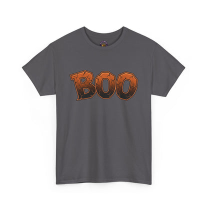 Halloween BOO Ghost Shirt | Spooky Season T-Shirt | Cute Fall Tee | Unisex Heavy Cotton Apparel | October Gift for Him Her
