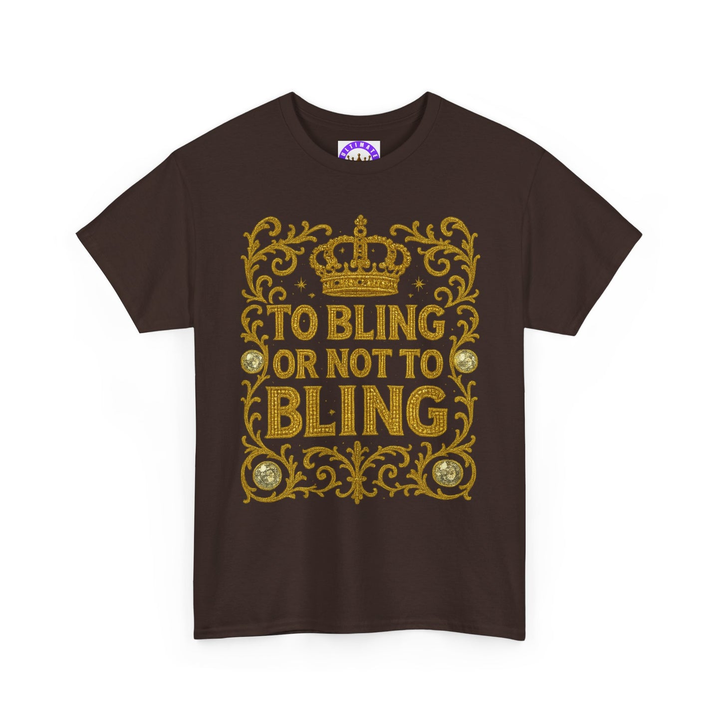 Bling Statement Tee - Perfect for Parties, Gifts, or Casual Wear, Funny Cotton T-Shirt, Holiday Gift, Unisex Style