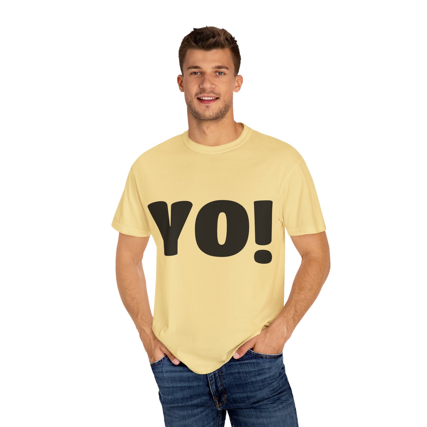 Cool T-Shirt (YO!), Casual Tee, Streetwear Shirt, Gift for Friends, Fun Quotes Tee