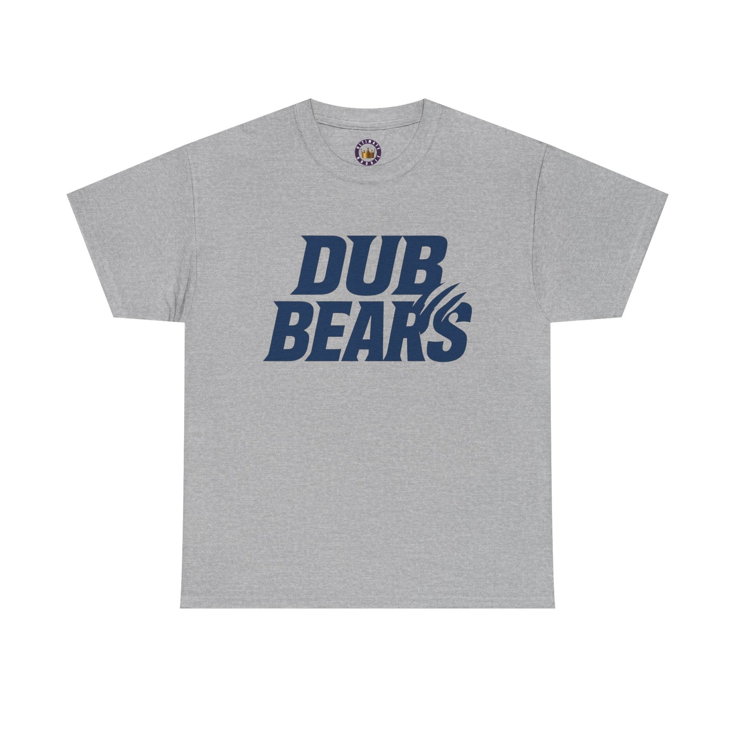 Dub Bears Unisex Heavy Cotton Tee, Casual Wear, Sports Fan Shirt, Gift for Bears Fans, Everyday Comfort, College Apparel, Birthday Gift