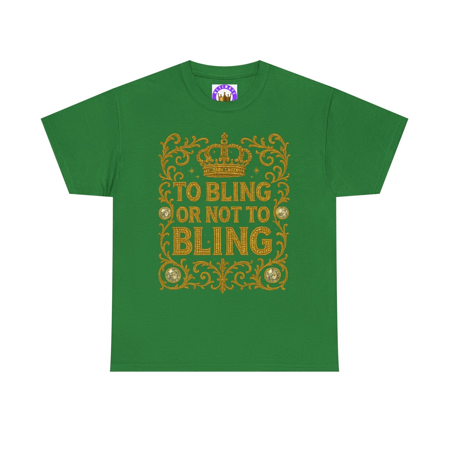 Bling Statement Tee - Perfect for Parties, Gifts, or Casual Wear, Funny Cotton T-Shirt, Holiday Gift, Unisex Style