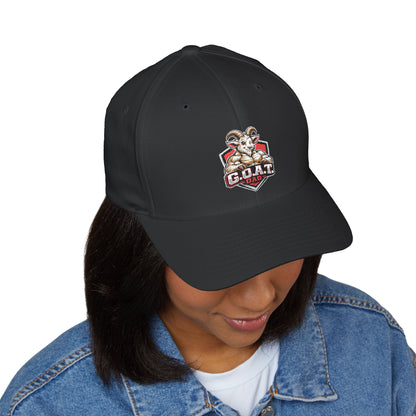 GOAT DAD Embroidered Cap — Classic Structured Baseball Hat
