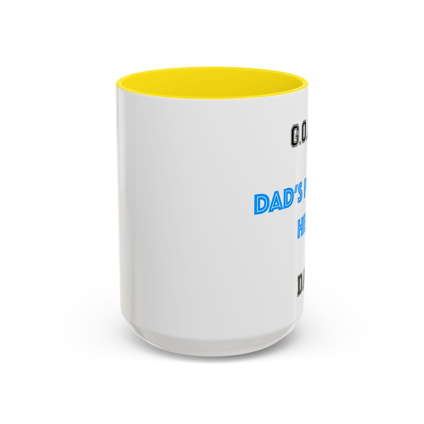 G.O.A.T. Dad Coffee Mug - Personalized Gift for Father's Day, Birthday, Coffee Lovers, Funny Dad Mug, Custom Photo Mug