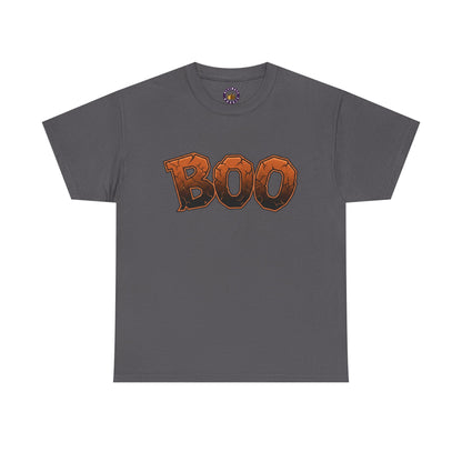 Halloween BOO Ghost Shirt | Spooky Season T-Shirt | Cute Fall Tee | Unisex Heavy Cotton Apparel | October Gift for Him Her
