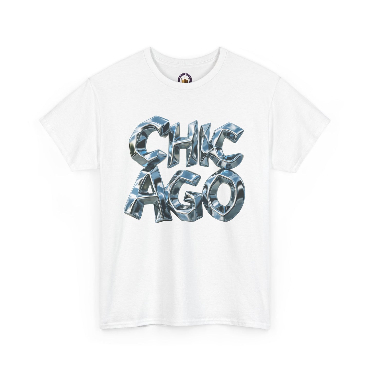Chicago Metallic 3D Tee | Urban City Graphic T-Shirt