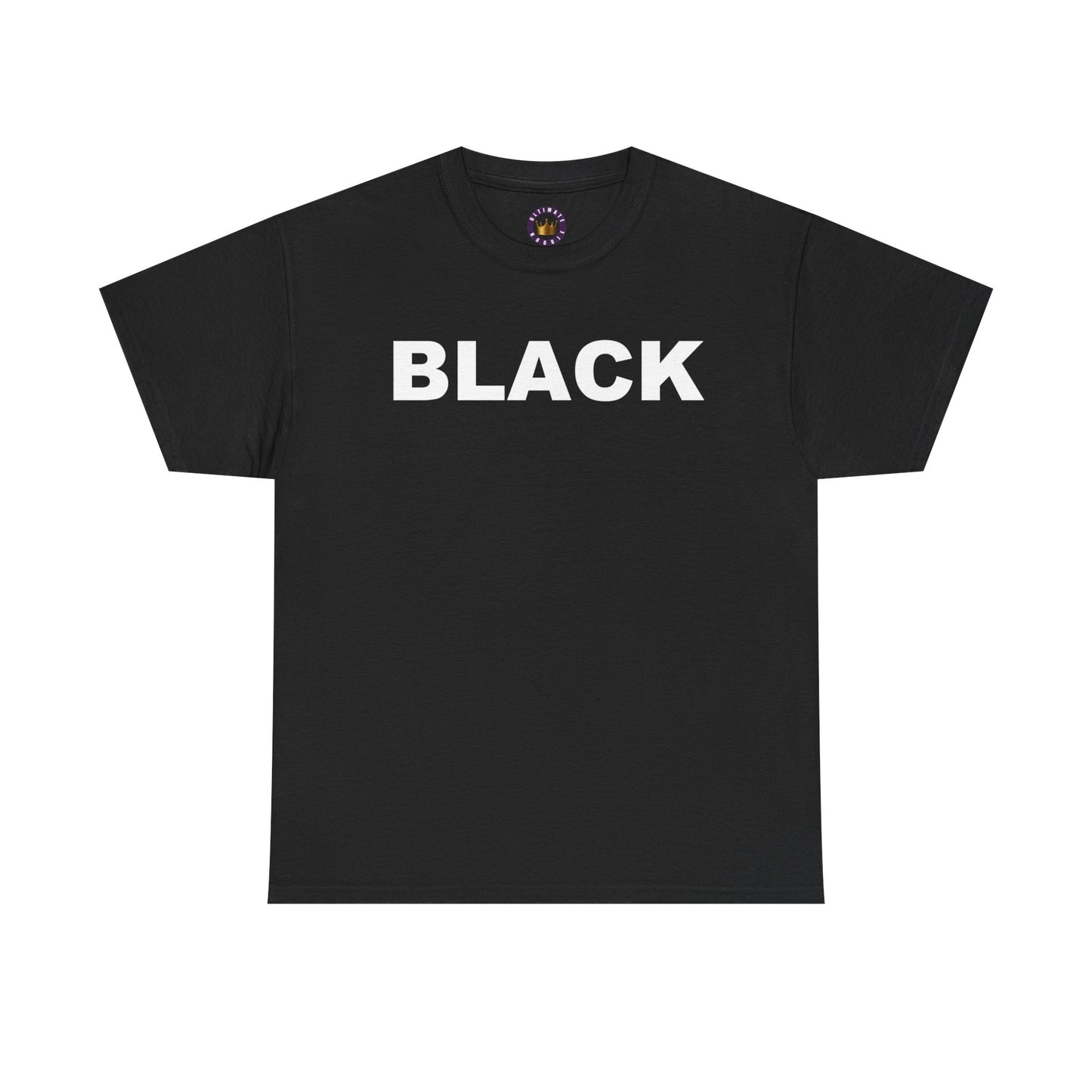 BLACK in WHITE TEE | Unisex Bold Graphic Shirt