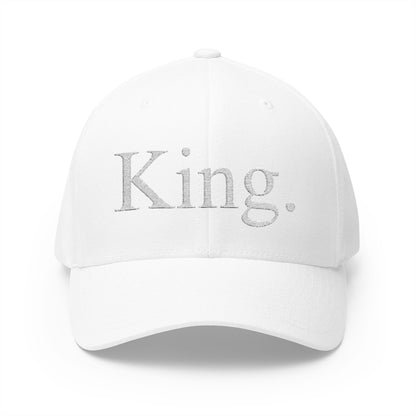 King. Embroidered Cap, Unisex Baseball Hat, Gift for Him, Stylish Headwear, Trendy Cap for Celebrations, Fashion Accessory