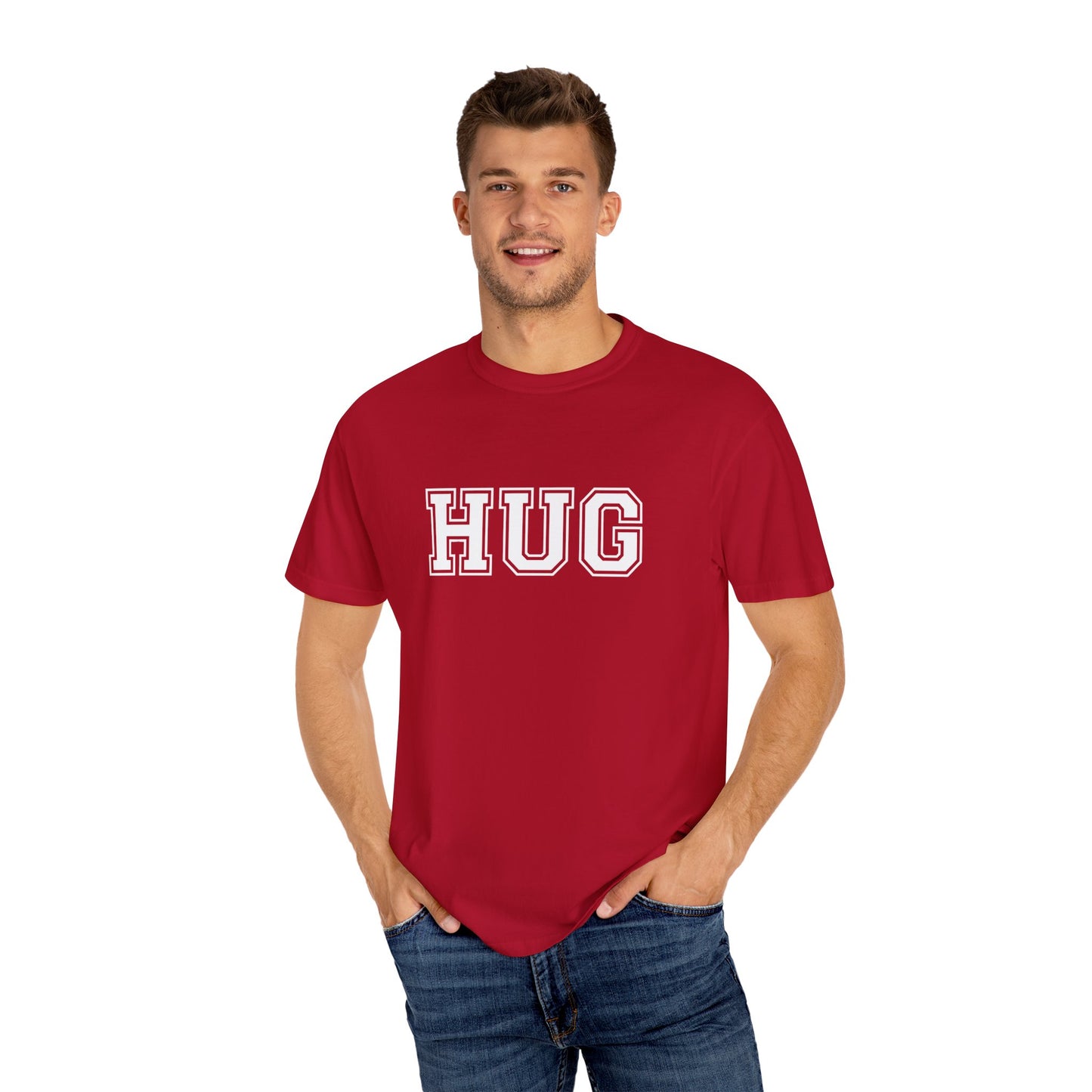 Hug T-Shirt, Unisex Tee, Casual Wear, Gift for Friends, Cozy Apparel, Birthday Surprise, Relaxed Fit Tee