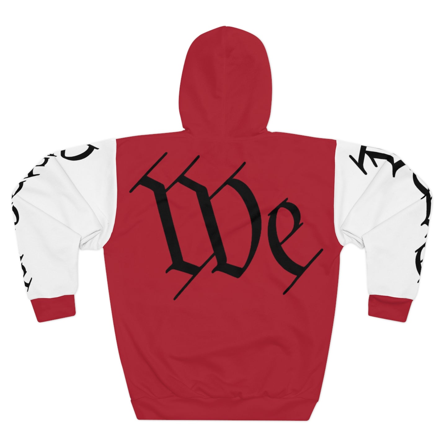 We The People Hoodie — Patriotic Constitution Script Pullover