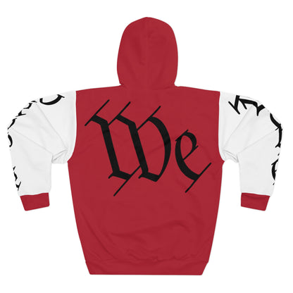 We The People Hoodie — Patriotic Constitution Script Pullover