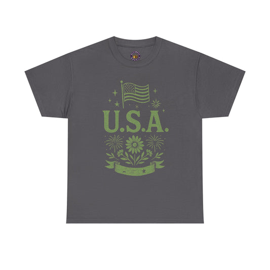 USA Tee | Unisex Graphic T-Shirt, 4th of July Top, Casual Independence Day Shirt, Summer Fest Shirt